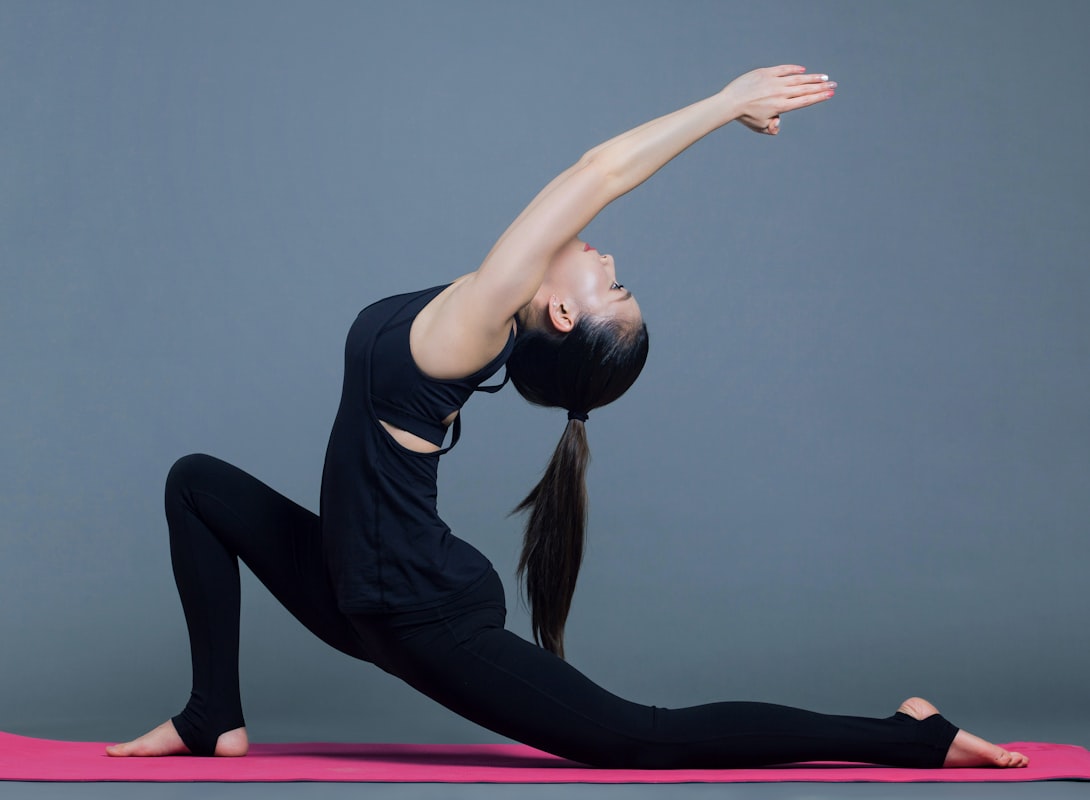 Tree pose balance practice